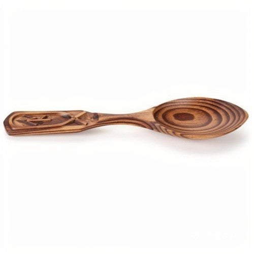 Hand Carved Wooden Spoon Handmade Cooking Spoon Natural Rustic Wood Kitchen Tool