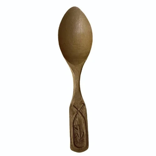 Hand Carved Wooden Spoon Handmade Cooking Spoon Natural Rustic Wood Kitchen Tool